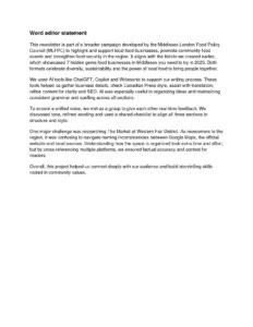 Flavours of Middlesex Newsletter_Group104